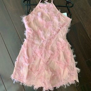 Missguided pink romper with tags